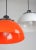 Space Age Orange Faro Pendant Lamp by Luigi Massoni for Guzzini, 1960s For Sale - Image 10 of 11