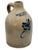 American Scarce Antique American Blue Decorated Stoneware 1 Gallon Jug From Historic Portland Maine Merchant Kendal & Whitney For Sale - Image 3 of 18