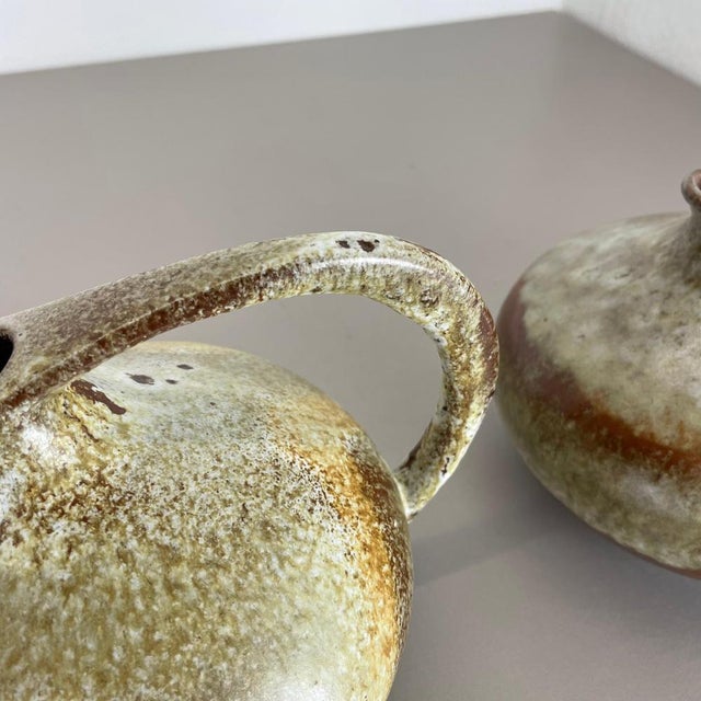 Ceramic Pottery Vases 313 by Kurt Tschörner for Ruscha, Germany, 1960s, Set of 2 For Sale - Image 7 of 18
