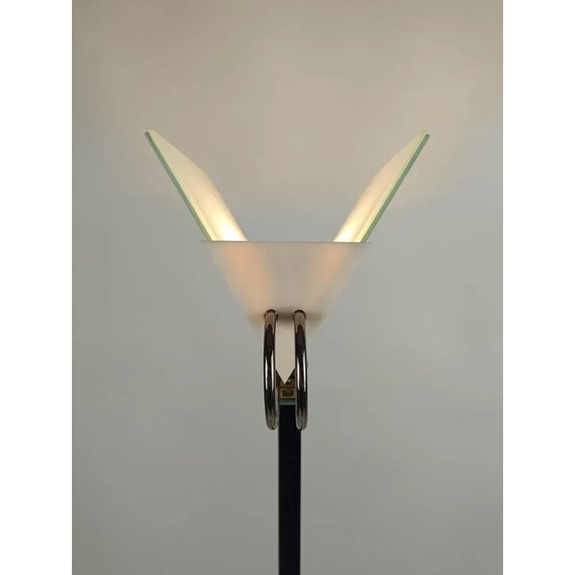 Italian Postmodern Floor Lamp attributed to Perry A. King & S. Miranda for Arteluce, 1980s For Sale - Image 9 of 18