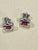 1 Carat Natural Round Ruby Stud Earrings 14 Karat White Gold, Post Back For Sale - Image 18 of 18