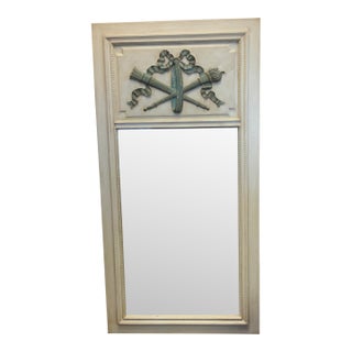 Mid 20th Century French Louis XVI Trumeau Mirror For Sale