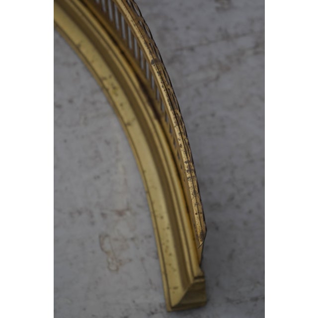 Metal Virginia Metalcrafters Colonial Williamsburg Brass Fireplace Fender For Sale - Image 7 of 12