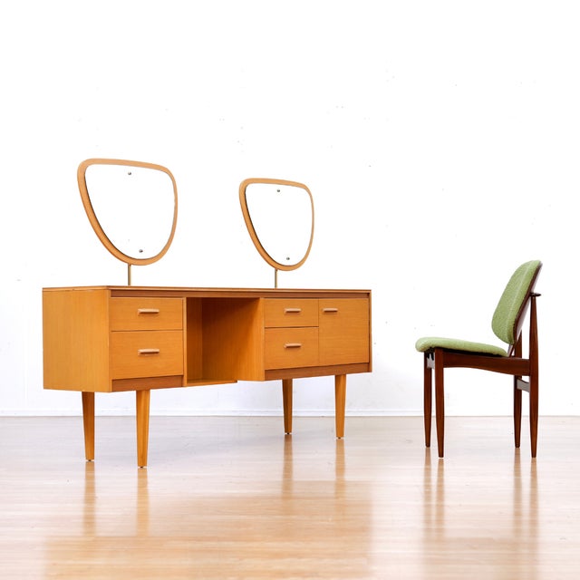 Mid Century Vanity by Lebus Furniture For Sale - Image 10 of 12