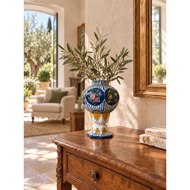 Vintage Vase in Polychrome, 1925 For Sale - Image 13 of 14