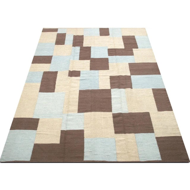 Contemporary Egyptian Kilim Rug For Sale - Image 4 of 5