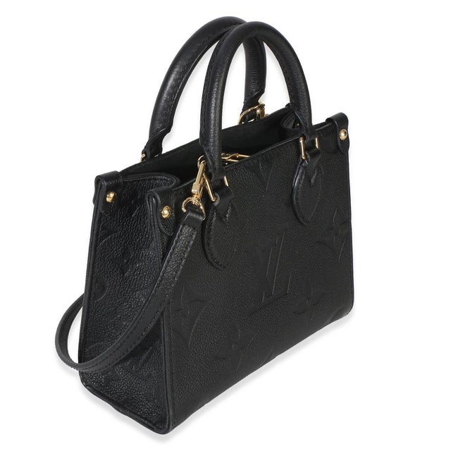 Contemporary Black Monogram Empreinte Onthego BB For Sale - Image 3 of 9
