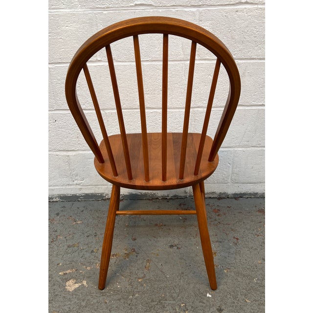 Mid-Century Scandinavian Spindle-Back Dining Chairs by Kvist Møbler For Sale - Image 9 of 14