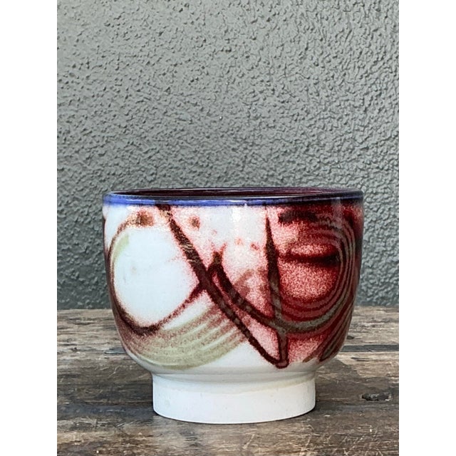 Vintage Original Studio Pottery Bowl For Sale - Image 9 of 12