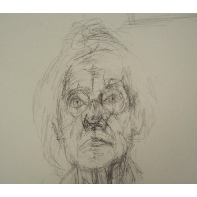 Modern Alberto Giacometti, Portrait de la mère, Lithograph For Sale - Image 3 of 5