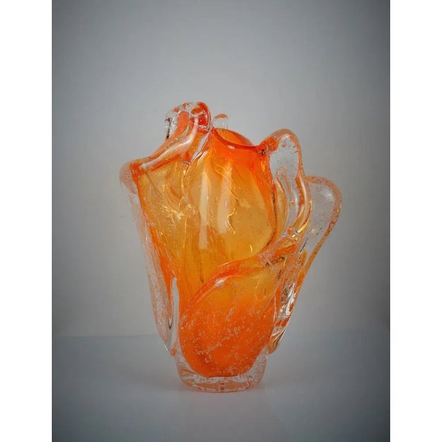 Amorphous Eco-Crystal Vase from BF Glass Studio, 2017 For Sale - Image 10 of 10