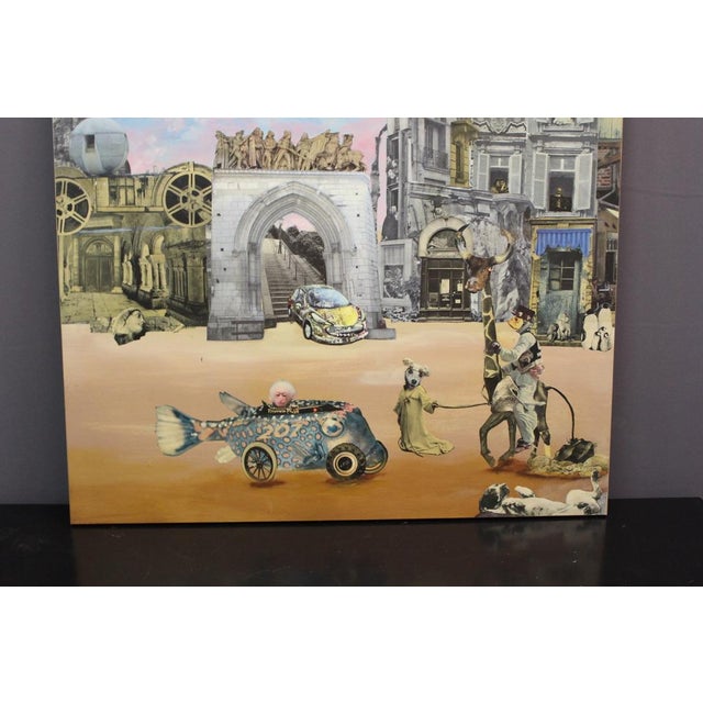 Jacques Deal, Surrealist Vision, 1980s, Oil on Panel For Sale - Image 11 of 11