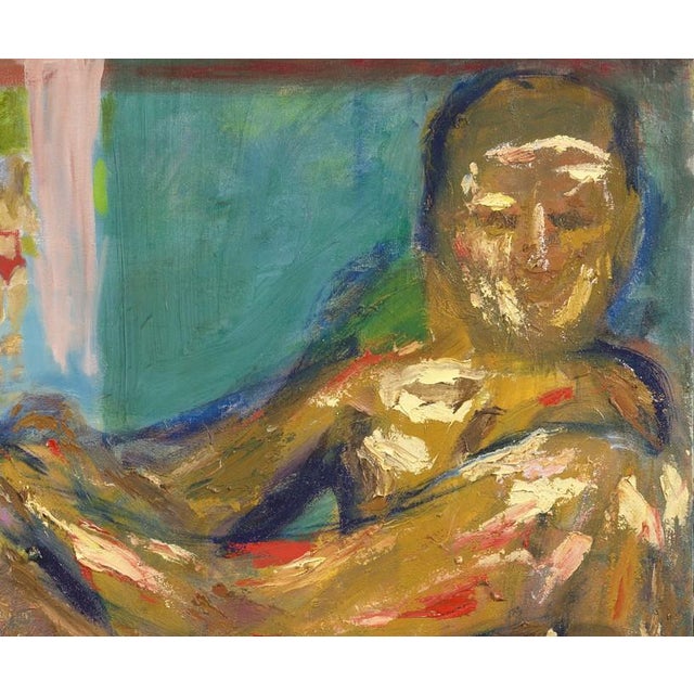 A giclée print of my original oil painting, individually signed by me. The painting is titled "Warm/Cold". It is printed...