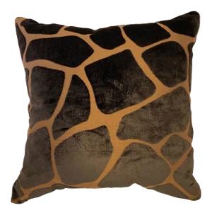 Barclay Butera "Safariya" Velvet Giraffe Pattern Throw Pillow