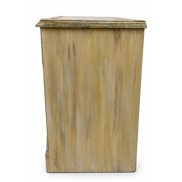 Vintage Bird Decoupaged Four-Drawer Dresser With Antiqued Finish For Sale In New York - Image 6 of 7