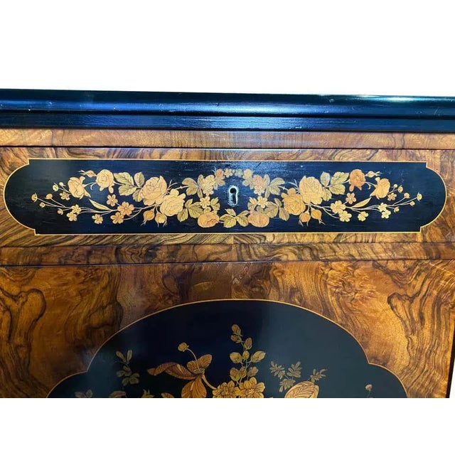 Victorian Inlaid Cabinets, 19th Century, Set of 2 For Sale - Image 6 of 16
