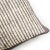 Contemporary Maple Black Stripes Silk Pillow For Sale - Image 3 of 4