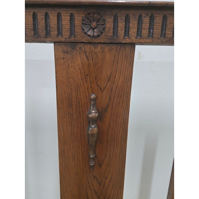 French Antique Full Size Bedframe, Barley Twist With Original Iron Castors and Rails For Sale - Image 4 of 18