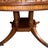 English English Regency Mahogany & Satinwood Extendable Dining Table. 1960's. For Sale - Image 3 of 8