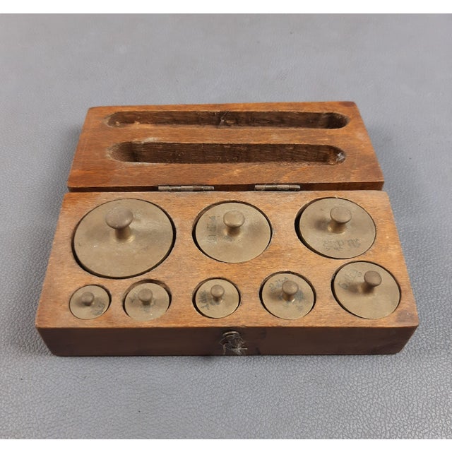 Antique Wooden Glass Pharmacy Scales, 1890s For Sale - Image 15 of 18