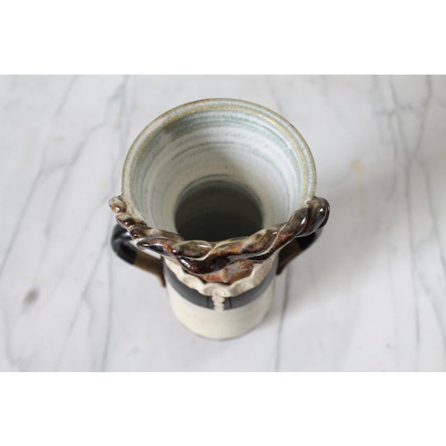 Ceramic Studio Art Pottery Maid Vase For Sale - Image 7 of 10