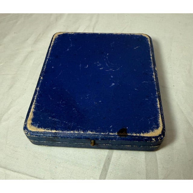 High Quality Antique 1931 Dutch Silver Plated Bronze Archery Trophy Award Medal For Sale - Image 12 of 13