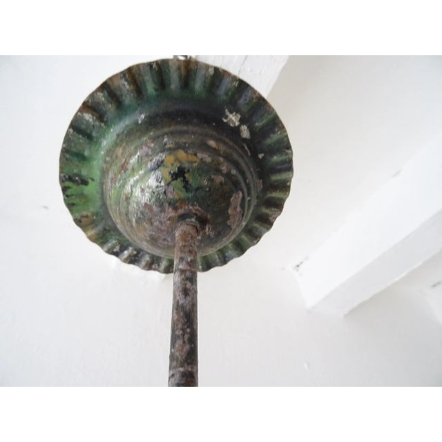 Green Tom Aslström & Hans Ehrlich Brutalist Mid Century Swedish Chandelier Murano For Sale - Image 8 of 13