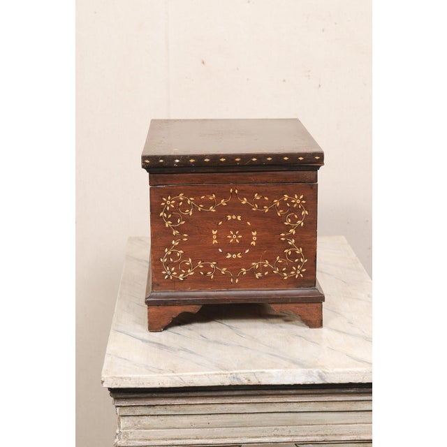 Mid 20th Century Hand-Crafted Kashmiri Keepsake Box W/ Inlay For Sale - Image 12 of 12
