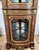 Antique French Bronze Mounted & Inlaid Corner Curio Cabinet Vitrine For Sale - Image 16 of 18