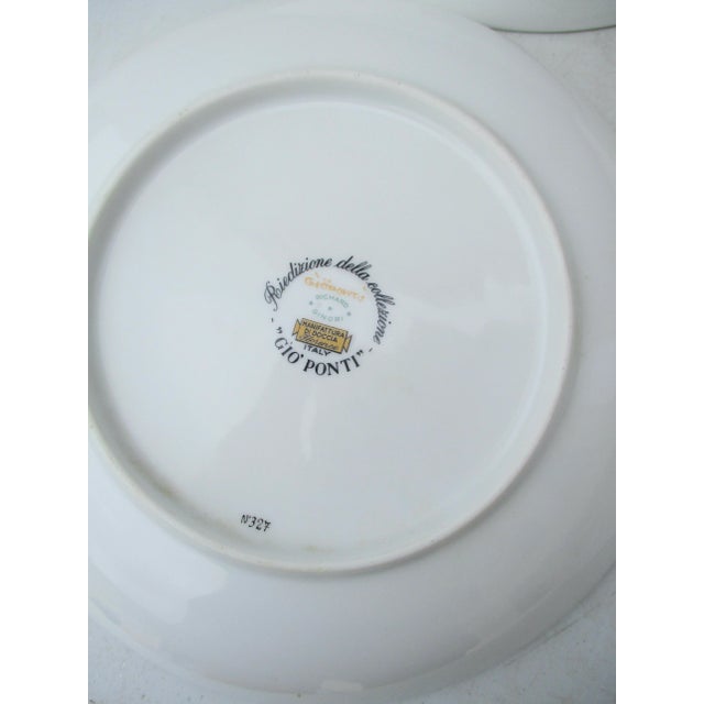 1960s Gio Ponti for Richard Ginori the Four Seasons Plates- Set of 4 For Sale - Image 9 of 11