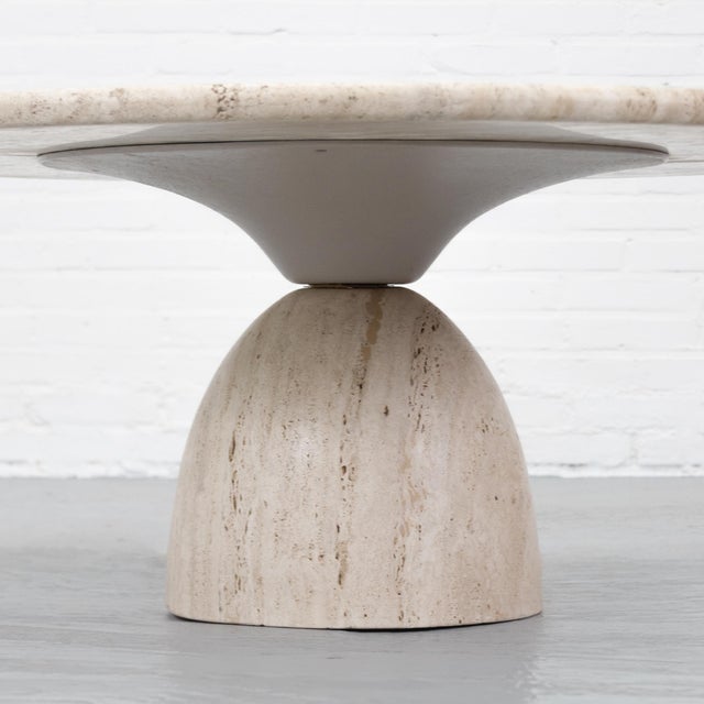 Travertine Finale Coffee Table by Peter Draenert for Draenert, 1970s For Sale - Image 4 of 18