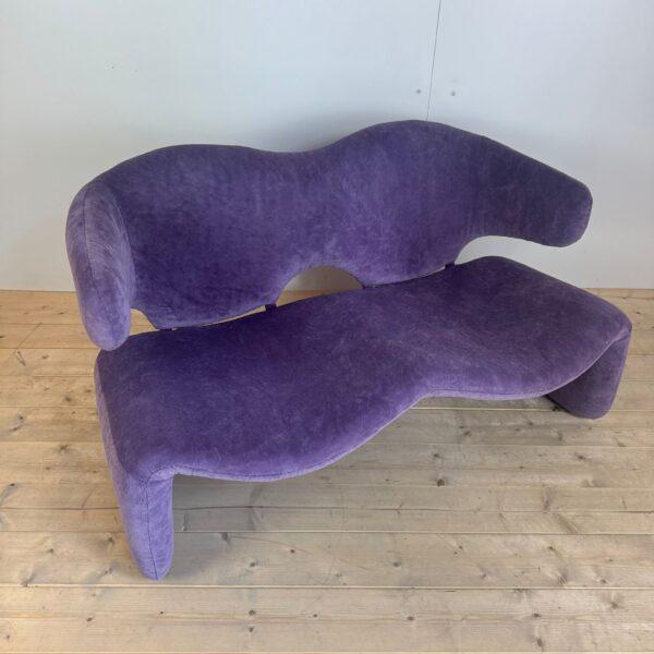 Vintage French Djinn Sofa by Olivier Mourgue for Ariborne International, 1960 For Sale - Image 4 of 5