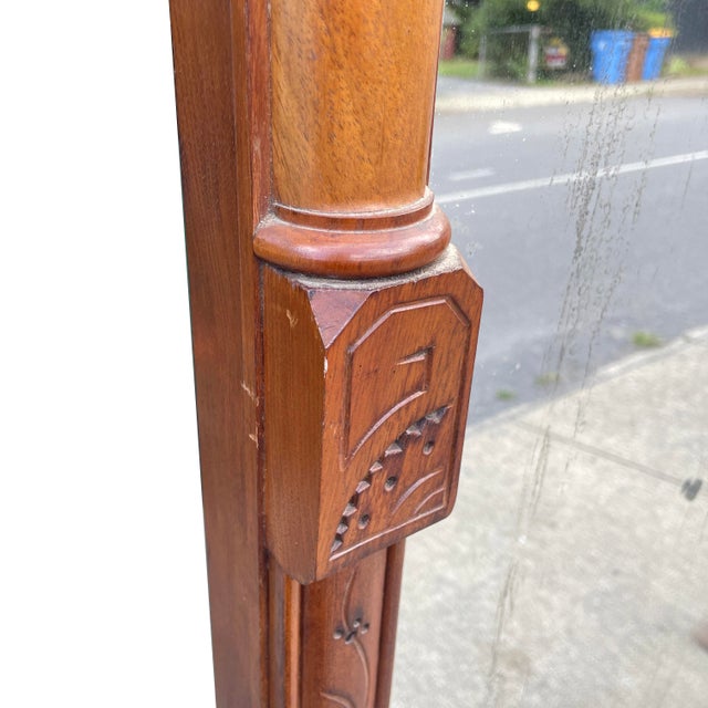 Brown 1800s Eastlake Pier Mirror For Sale - Image 8 of 9