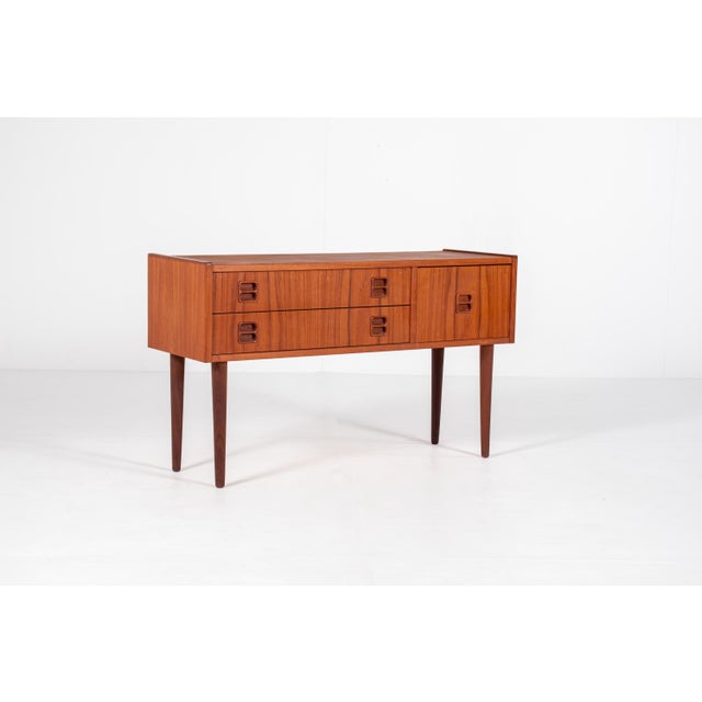 Mid-Century Modern Danish Teak Chest of Drawers, 1960s For Sale - Image 4 of 12