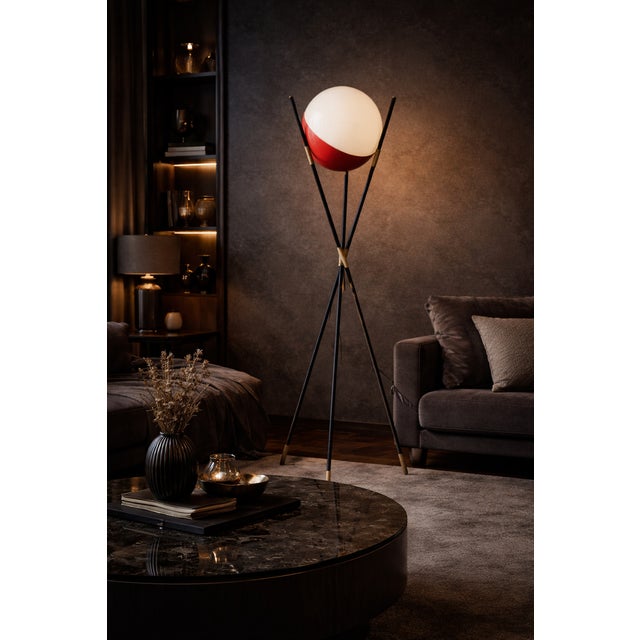 Vintage Trippiede Floor Lamp by Angelo Brotto for Esperia Italy, 1950s For Sale - Image 11 of 13