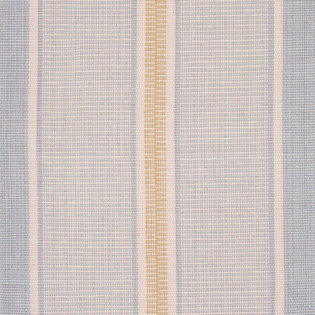 Traditional Sample - Schumacher X A Rum Fellow Scoop Stripe Fabric in Breeze For Sale - Image 3 of 4
