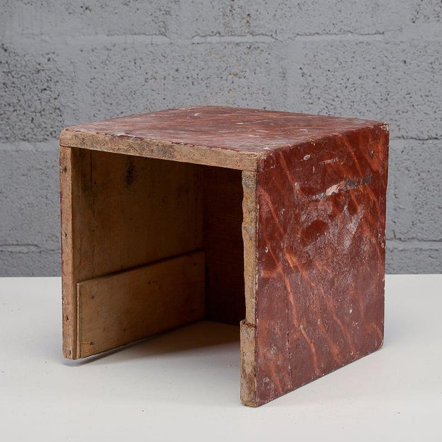 Lacquered Cube with Freestanding Base For Sale - Image 3 of 8