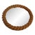 Round rope mirror by Audoux Minet For Sale