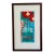 Mid 20th Century Maggie Stewart "Mountain Rosebay" Original Framed Mixed-Media Collage For Sale