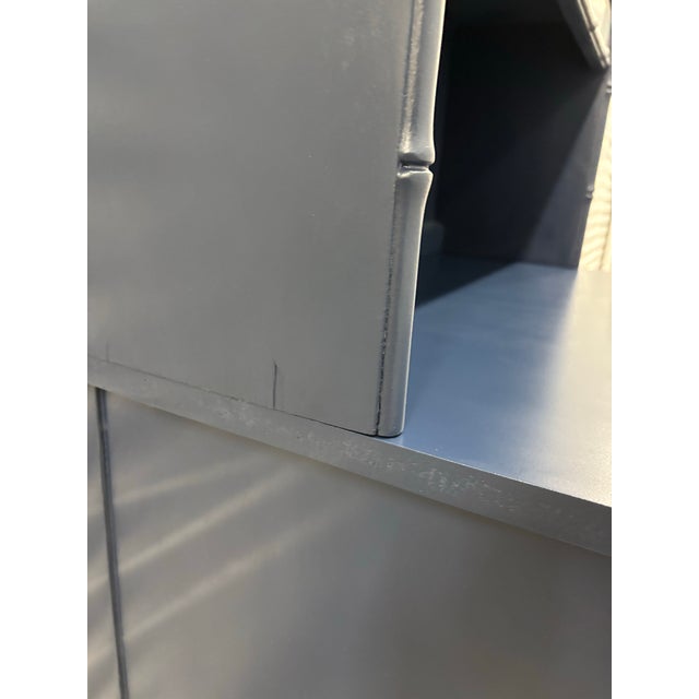 Late 20th Century Two-Piece Coastal Style Chest/Hutch by Thomasville For Sale - Image 10 of 12