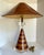 Pair of Vintage Leeazanne Postmodern Faux Burl & Lucite Table Lamps With Original Shades For Sale - Image 17 of 17
