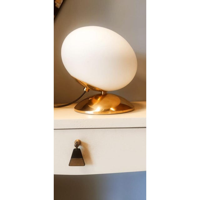 Brass Light with Oval Glass For Sale - Image 10 of 18