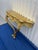 1960s Italian Rococo Carved Wood Wall Console, Restored Faux Gilt Finish For Sale - Image 9 of 9