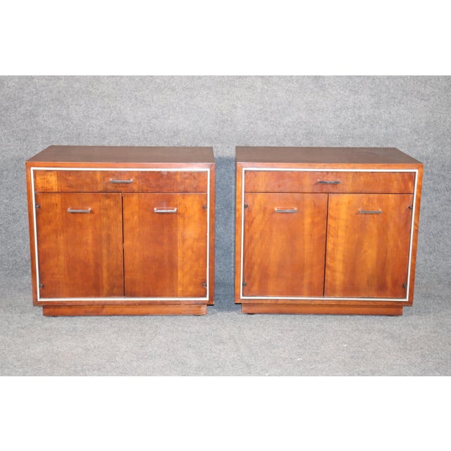 Mid 20th Century Mid 20th Century John Stuart Nightstands - 2 Pieces For Sale - Image 5 of 12