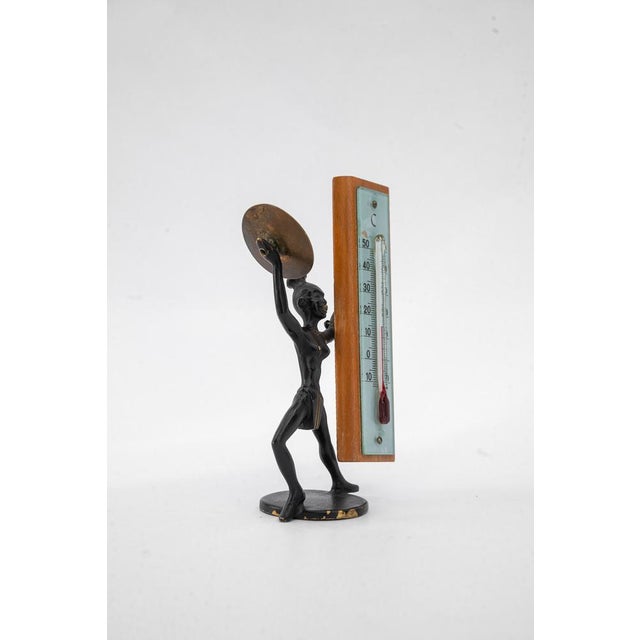 Small Table Thermometer, Vienna, 1950s For Sale - Image 4 of 7