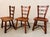 1940s Romweber Viking Oak Equestrian Horse Head Dining Side Chair Trio For Sale - Image 14 of 15