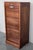 Early 20th Century Filing Cabinet With One Roller Louver Door & Five Shelves For Sale - Image 4 of 11