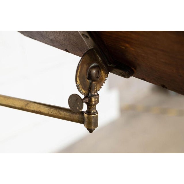 19th Century English Brass Reading Stand Table, 1880 For Sale - Image 6 of 12