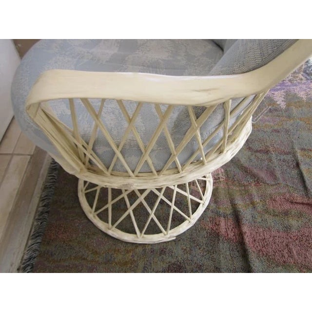 Plastic Vintage Patio Set Spun Fiberglass Russell Woodard Style Cushions, 5 Pieces For Sale - Image 7 of 11