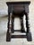 Brown English Oak Joint Stool, 19th Century For Sale - Image 8 of 11